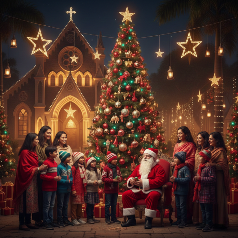 Christmas celebration in India