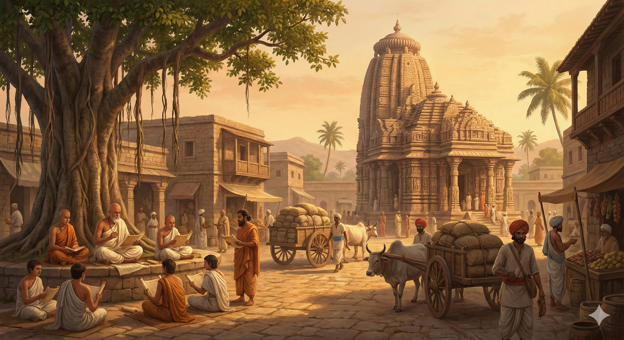 Gupta Empire golden age city life and temple architecture