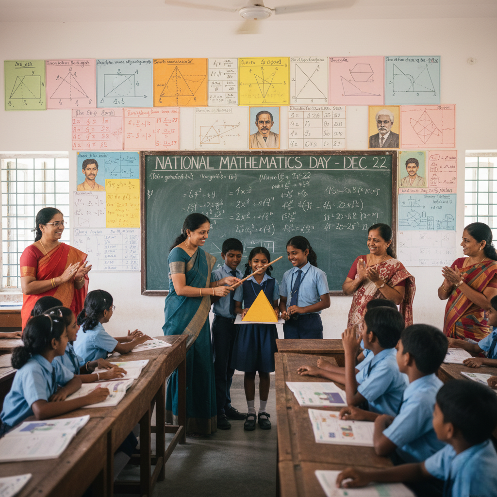 National Mathematics Day celebration in India on 22 December