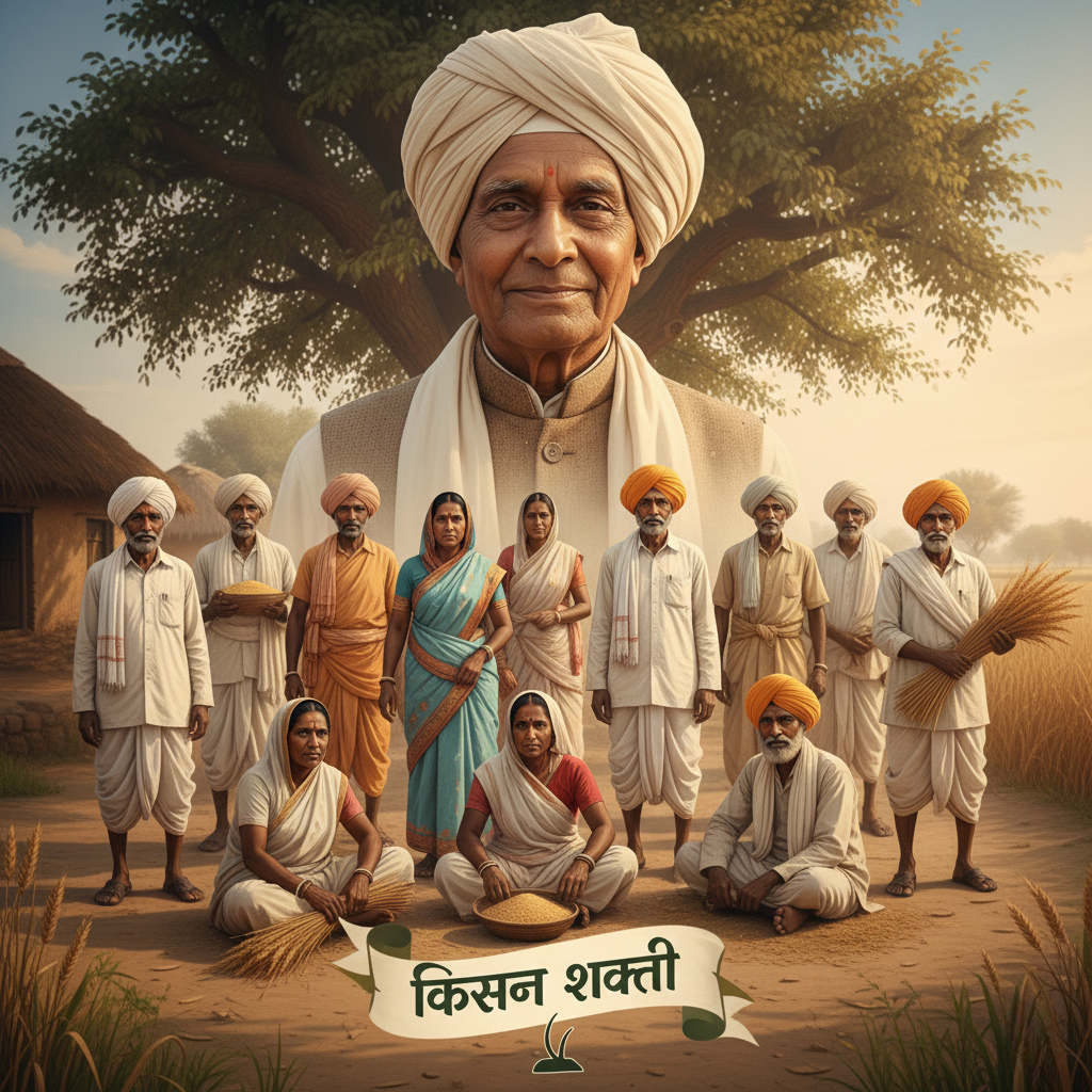 Kisan Diwas tribute Chaudhary Charan Singh