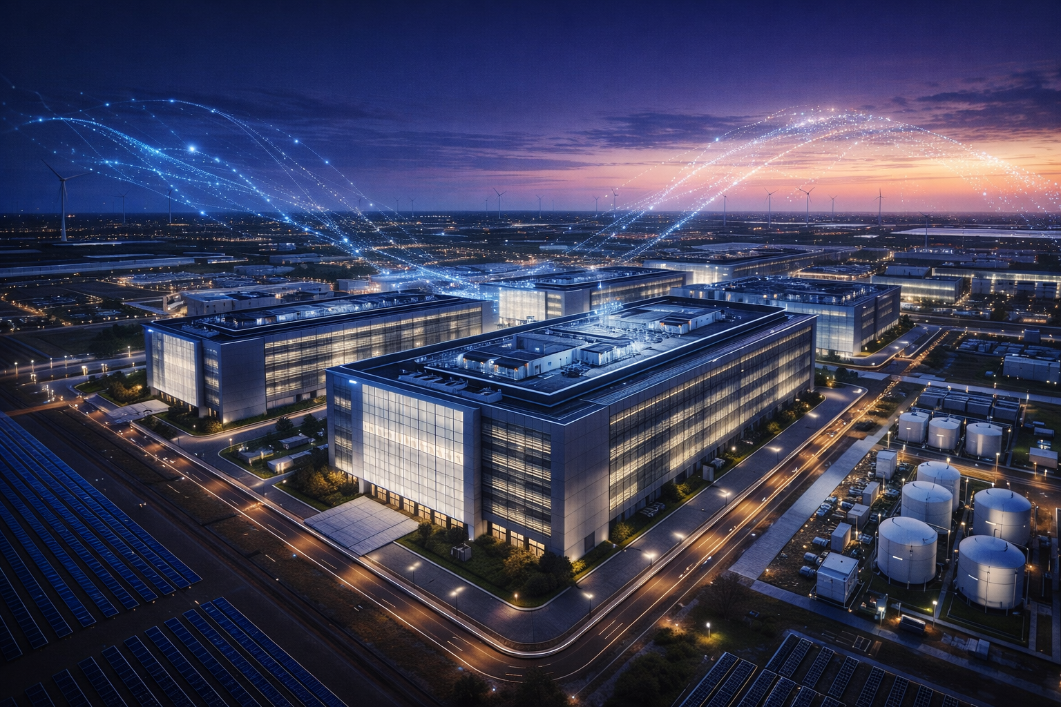 Large-scale AI data center infrastructure planned in Gujarat by Reliance Industries