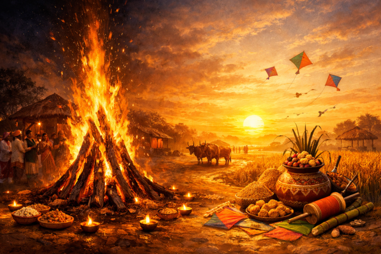Lohri aur Makar Sankranti Bharatiya fasal aur parampara ka tyohar