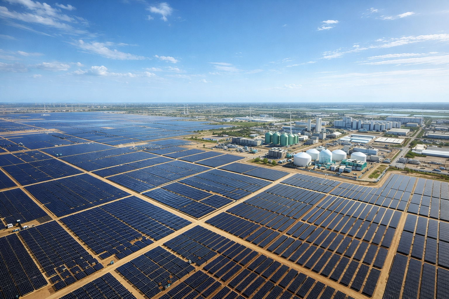 Reliance Industries renewable energy and clean power projects in Jamnagar Gujarat